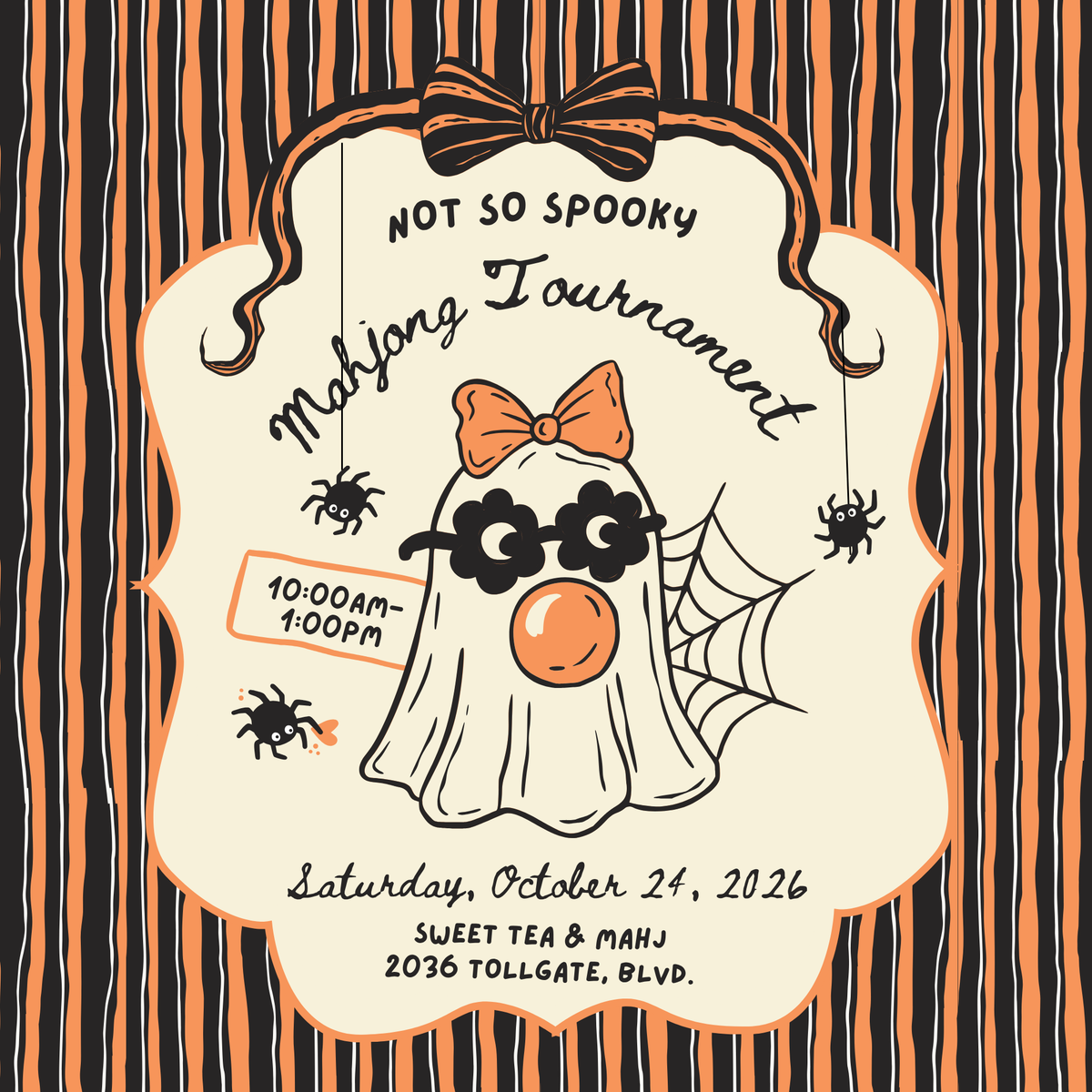 Not So Spooky Mahjong Tournament
