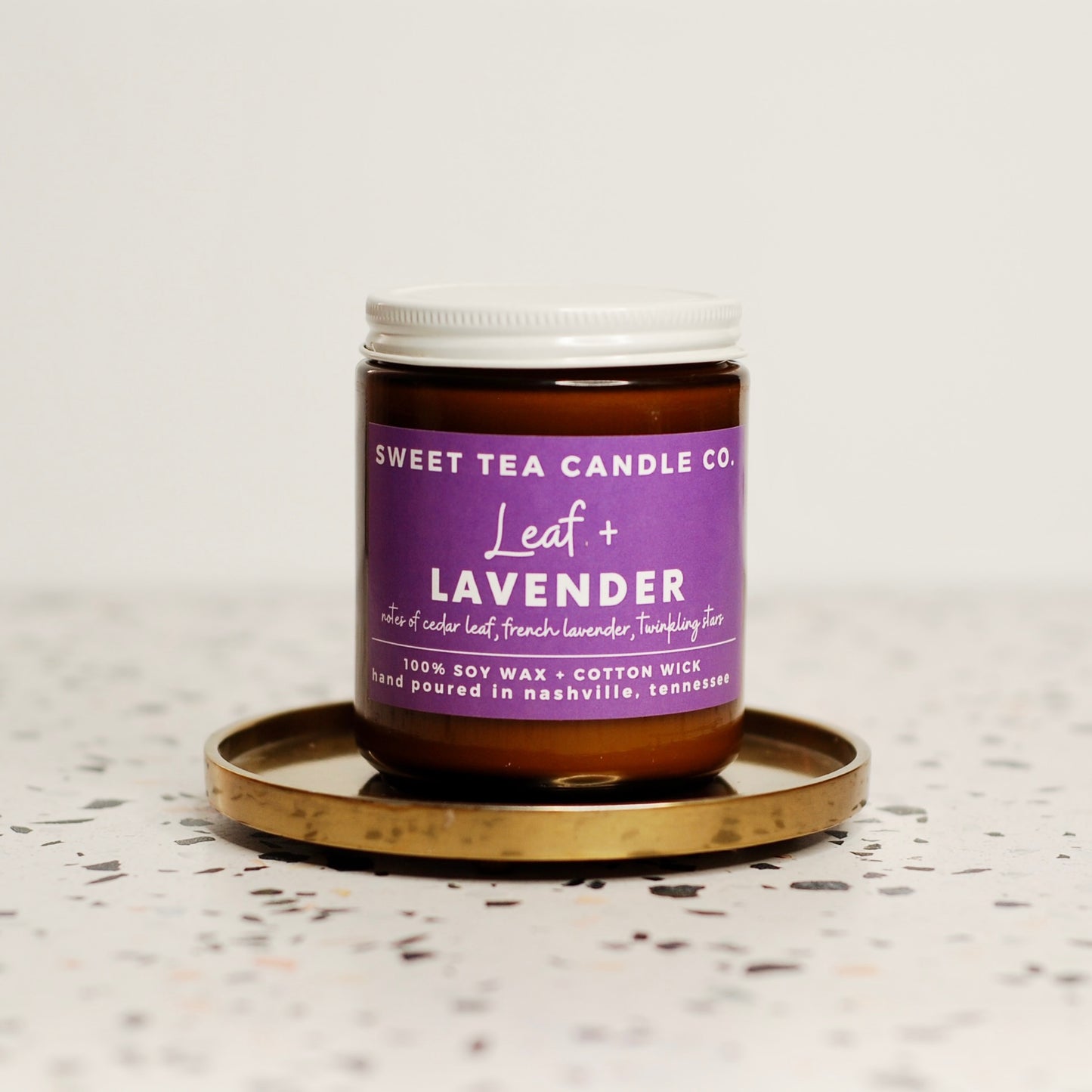 Leaf & Lavender Candle