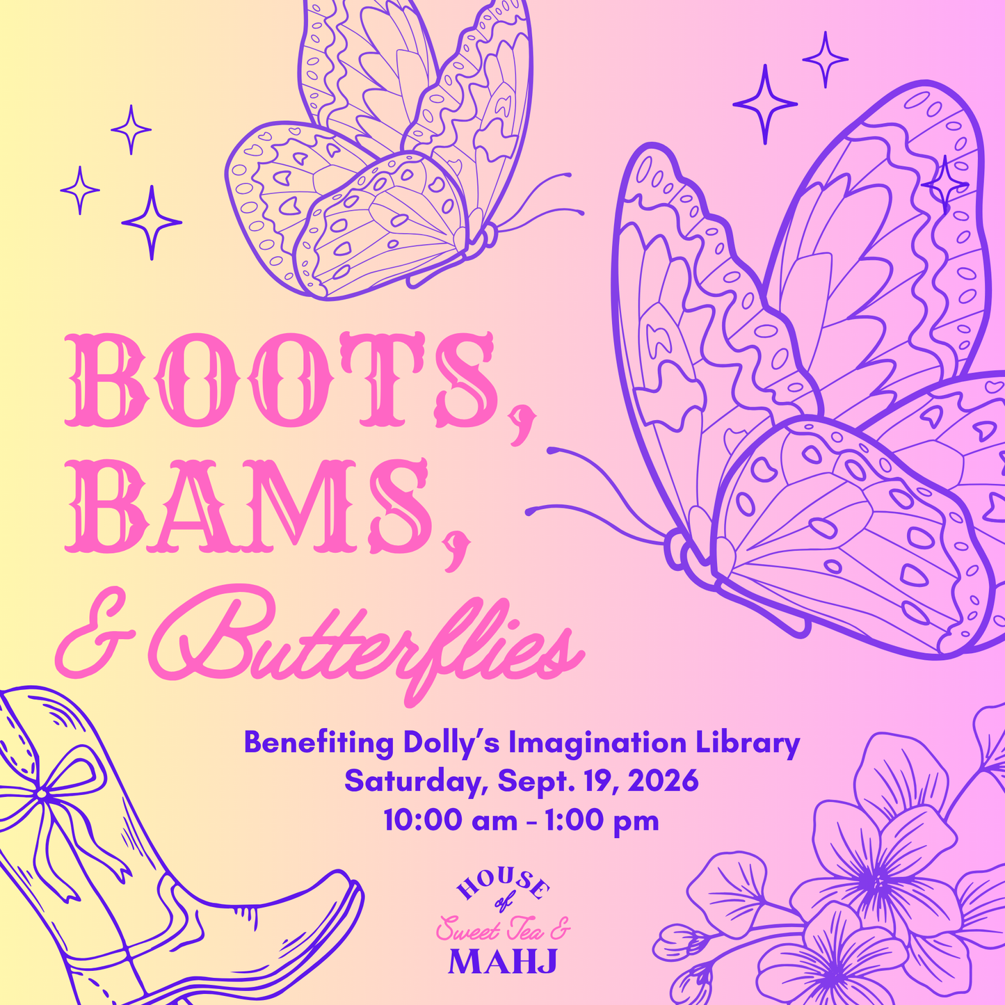 Boots, Bams, & Butterflies